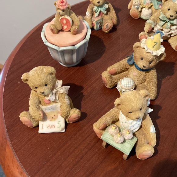 Priscilla Hillman Charished Teddy's birthday bears collection age 1-10 1992-2000 - Picture 3 of 8